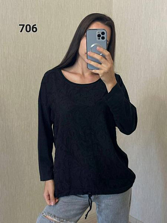 Свитер Fsn 706 black - делук