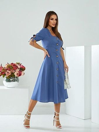 Платье Deliv 573 blue - делук