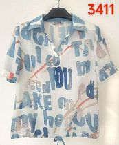 Футболка Lida 3411 white - делук