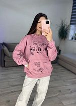Худи S.Style 619 pink - делук