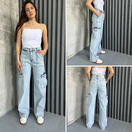 Джинсы I8Denim Women TB132 l.blue - делук