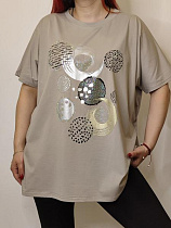 Футболка Kosta KS38 beige - делук