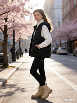 Жилетка Jacket M618 black - делук