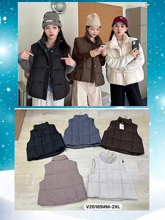 Жилетка Dorimodes JL26169 d.grey - делук