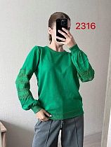 Свитер Fsn 2316 green - делук