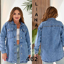 Рубашка Liana Denim 462 l.blue - делук