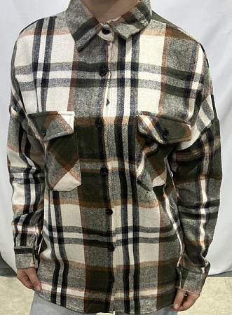 Рубашка X-Ray XR519 khaki - делук