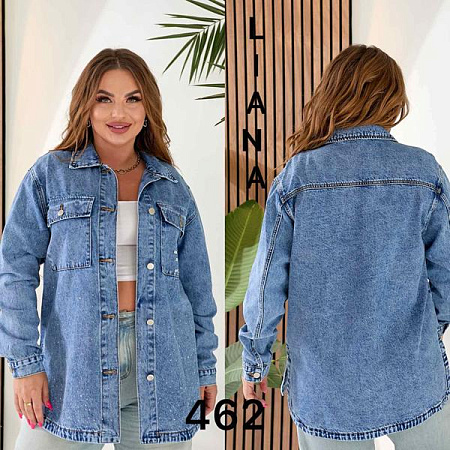 Рубашка Liana Denim 462 l.blue - делук