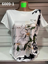 Футболка Gertie 6009-1 white - делук