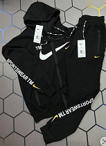 Костюм Спорт Alex Clothes 14070 black - делук