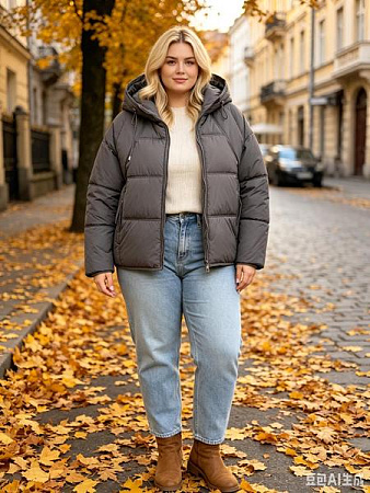 Куртка Jacket 6019 grey - делук