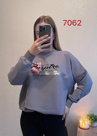 Свитер Fsn 7062 grey - делук