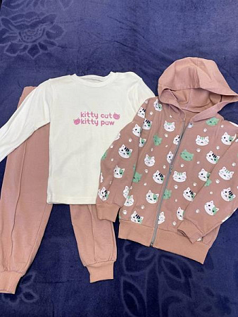 Костюм Спорт Baby Boom BB89 beige - делук