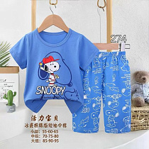 Пижама Фунтик 274-2 l.blue - делук