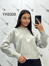 Свитер Met&March 6326 grey - делук