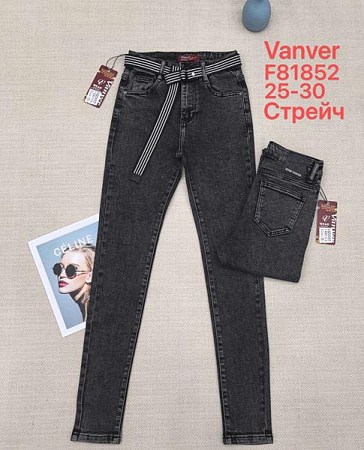 Джинсы Jeans Club F81852 d.grey - делук