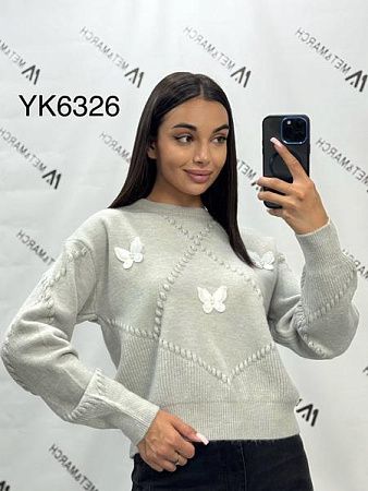 Свитер Met&March 6326 grey - делук