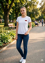 Футболка Newe 2218-2 white - делук