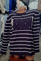 Свитер Julia JL1056 navy - делук