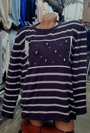 Свитер Julia JL1056 navy - делук