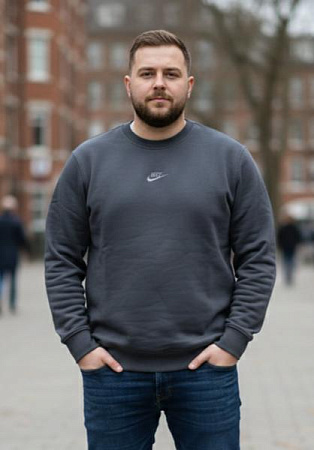 Свитер Delviago DL678 d.grey - делук