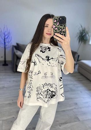 Футболка S.Style 14-0 white - делук