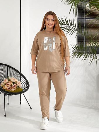 Костюм Спорт Oska 6087 beige - делук