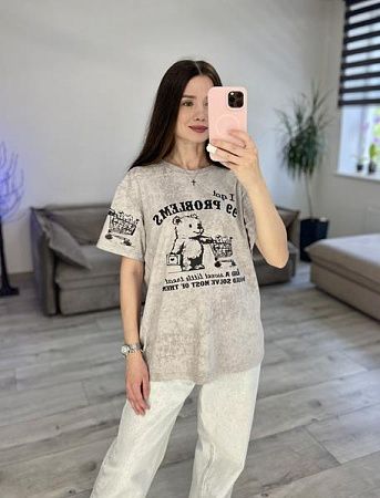 Футболка S.Style 67-1 grey - делук