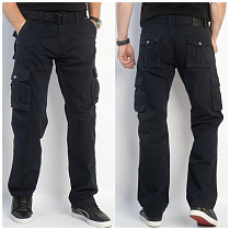 Штаны Maxim Jeans 1672-8 navy - делук