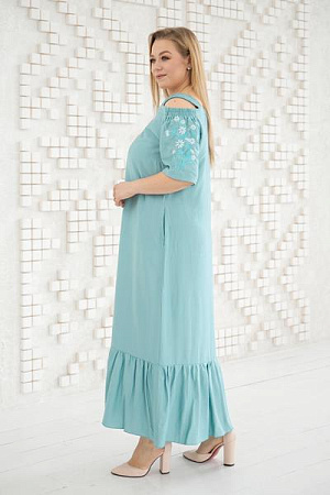 Платье Romeo Life RL1013 l.blue - делук