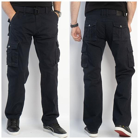 Штаны Maxim Jeans 1672-8 navy - делук