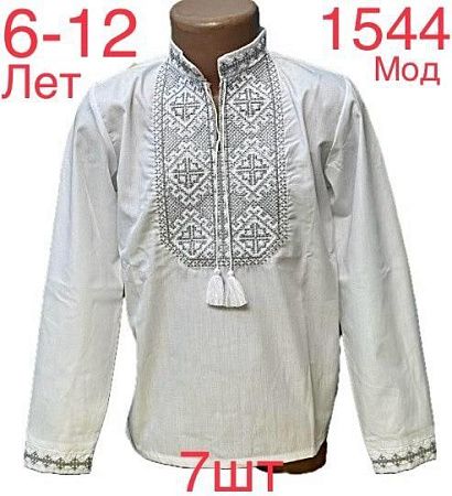 Вышиванка Надийка 1544-1 white - делук