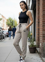 Штаны Спорт Delviago DL733 beige - делук