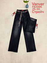 Джинсы Vanver F82095 black - делук
