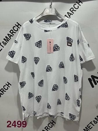 Футболка Met&March 2499-12 white - делук