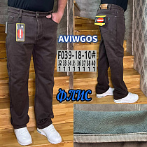 Джинсы God Baron F039-18-10 brown - делук