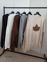 Свитер Fsn 6506 black - делук