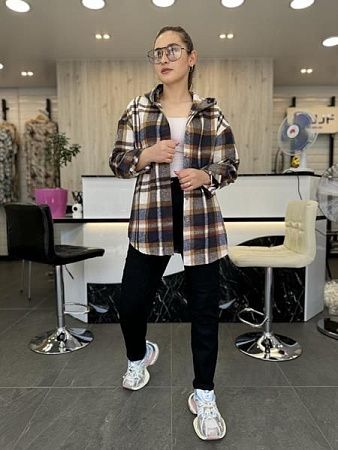 Рубашка Jjf 7730 grey - делук