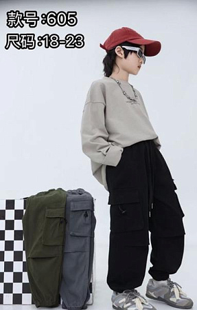 Штаны Farbique 605 grey - делук