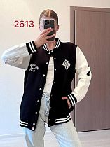 Куртка Fsn 2613 black-white - делук
