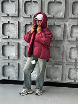 Пуховик Trend 207 wine - делук