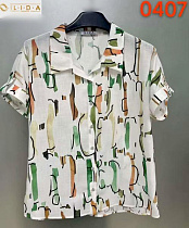 Рубашка Lida 0407 white - делук