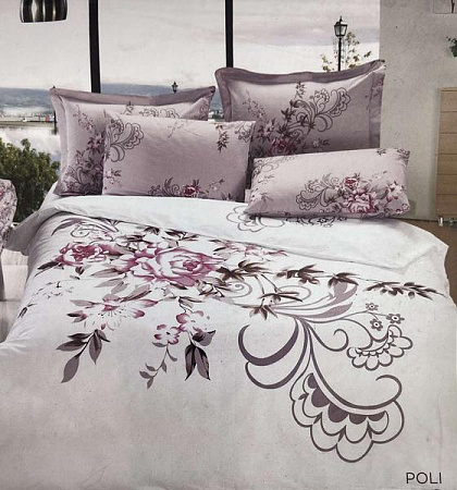 Постельное Белье Tac Le Vele Mays TL29 white - делук