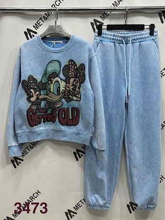 Костюм Спорт Met&March 3473 l.blue - делук