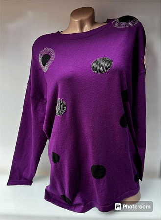 Свитер Levisha 24046 purple - делук