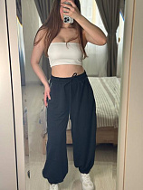 Штаны Спорт Arina 1716 black - делук