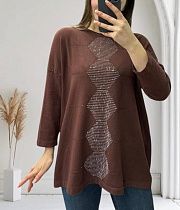 Свитер Ekvato 25206 brown - делук