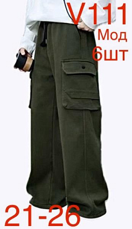 Штаны Надийка ND284-V111 khaki - делук