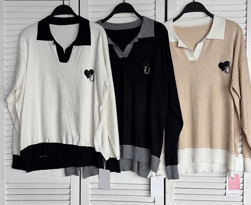 Свитер Comod CM477 black - делук