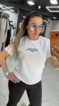 Футболка Lovekan 1623 white - делук